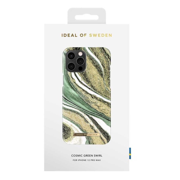 iDeal Of Sweden iPhone 12 Pro Max skal - Cosmic Green Swirl Green