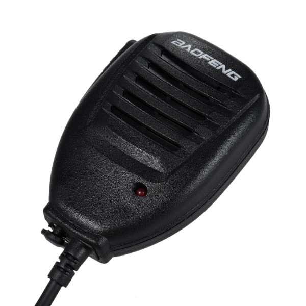 BAOFENG UV-5R Högtalarmikrofon för BAOFENG UV-5R Walkie Talkie Svart