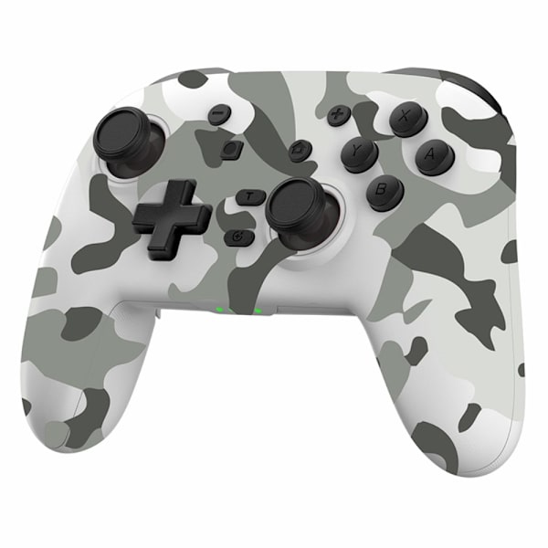 Yhteensopiva Nintendo Switch Bluetooth Controller Gamepad Turbo Function - toiminnon kanssa White