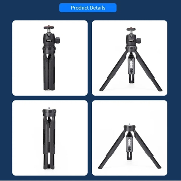 JMARY MT-30 Selfie Stick 5-sektions Justerbart Stativ för Kamera / Telefon / Projektor