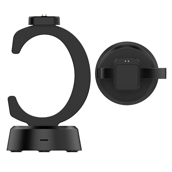 Til Xiaomi Smart Band 9 Smart Band 8 Pro Redmi Watch 4 Oplader & Dock 1m kabel Black
