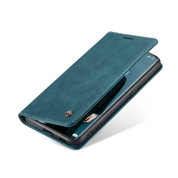 CASEME Retro Wallet Case for Xiaomi Mi 11 - Blue Blue