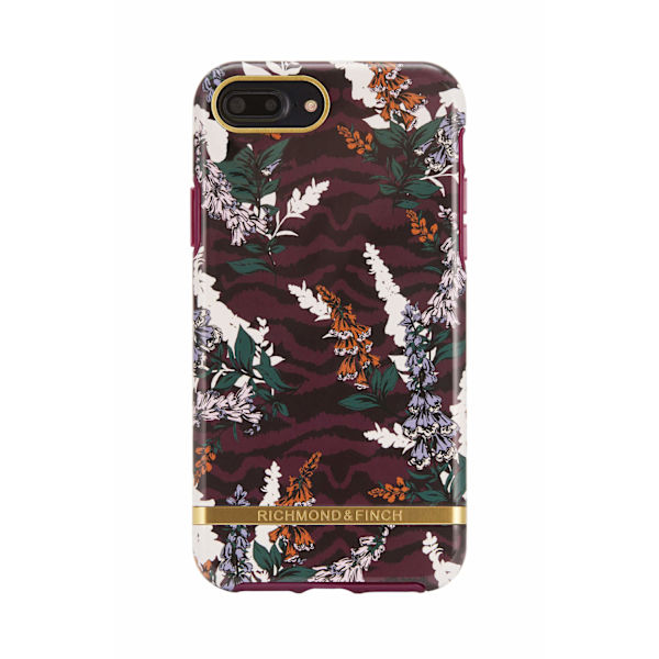 Richmond & Finch iPhone-deksel 6/7/8 Plus - Floral Zebra Red