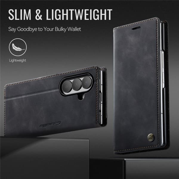 CASEME Telefonlommebokdeksel til Samsung Galaxy Z Fold8 Ultra Black