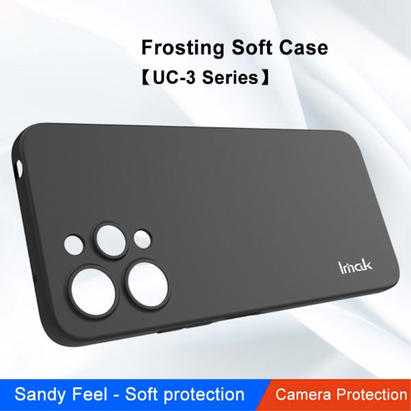 IMAK UC-3 Series TPU Skal Fodral Baksida till Xiaomi Redmi 12 Svart