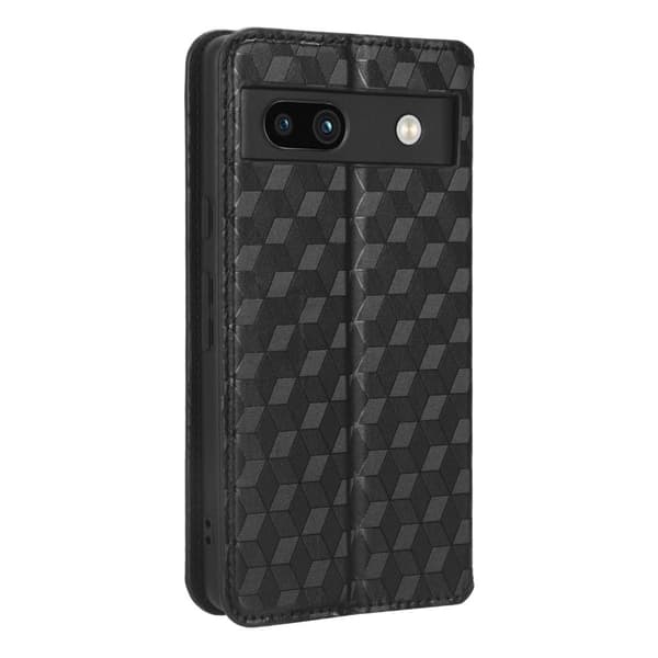 Rhombus tegnebog taske til Google Pixel 7a - Sort Black