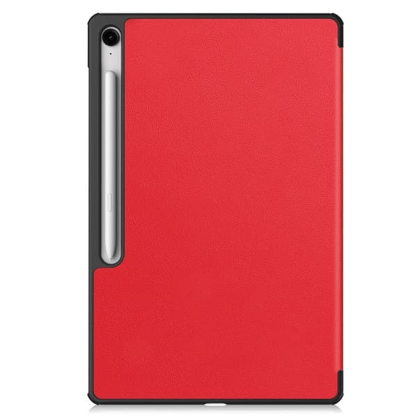 Kolmen taittotelineen älykotelo Samsung Galaxy Tab S10 FE+ Red
