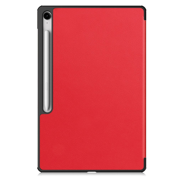 Trifoldet stativ Smart Taske til Samsung Galaxy Tab S10 FE+ Red