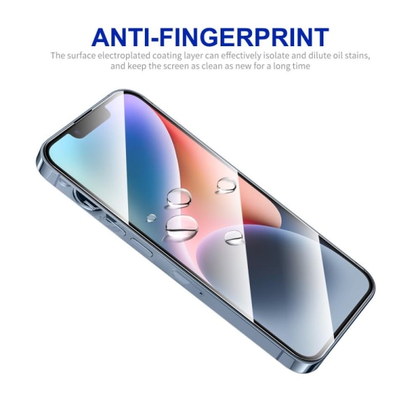 ENKAY HAT PRINCE Hærdet glas til iPhone 15 Beskytter 2 stk Transparent