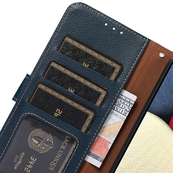 KHAZNEH Til Xiaomi 17T Lommebokdeksel Blue
