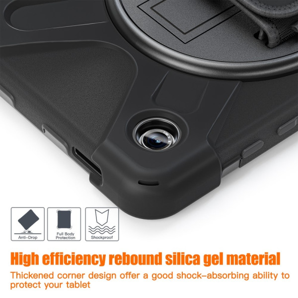 Samsung Galaxy Tab A9 Heavy Duty Armor skal Svart