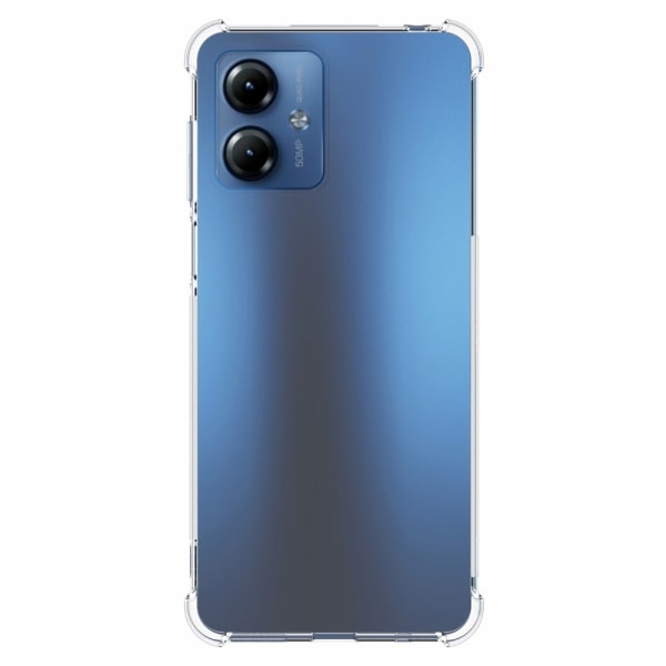 Slank gjennomsiktig TPU-deksel for Motorola Moto G14 Transparent