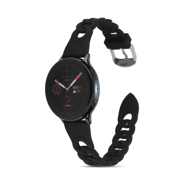 Samsung Galaxy Watch5 40mm / 44mm / Watch5 Pro 45mm Silikon Rem Svart