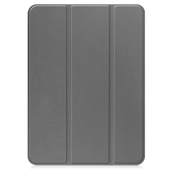 For OnePlus Pad Tri-fold Stativ Våkne / Sove Deksel Tablettveske - Grå Grey