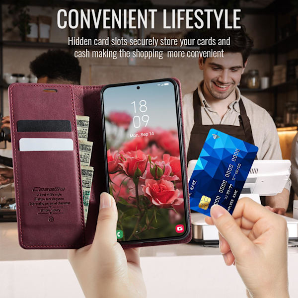 Til Samsung Galaxy A57 5G CASEME mobildeksel Red