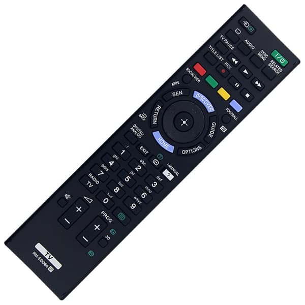 Fjärrkontroll Ersättning för RM-ED060 För Sony TV Svart