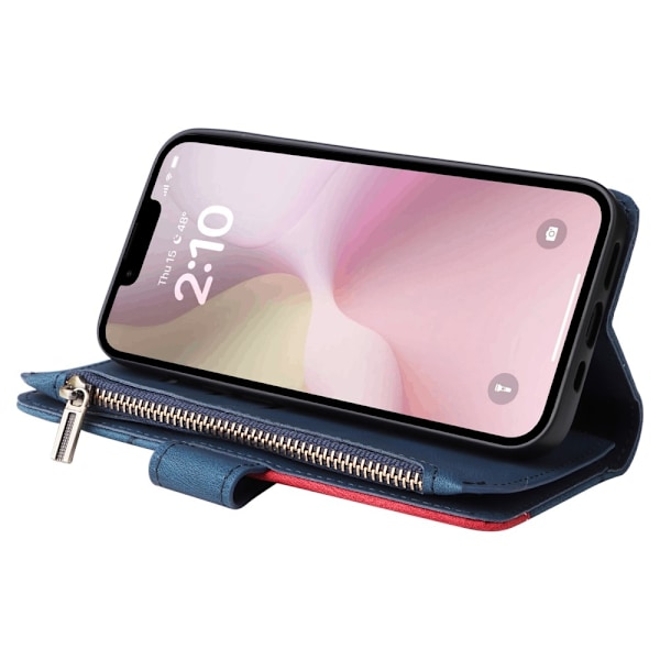 KT multifunktions-serie-5 til iPhone 17e / 16e telefonetui Blue