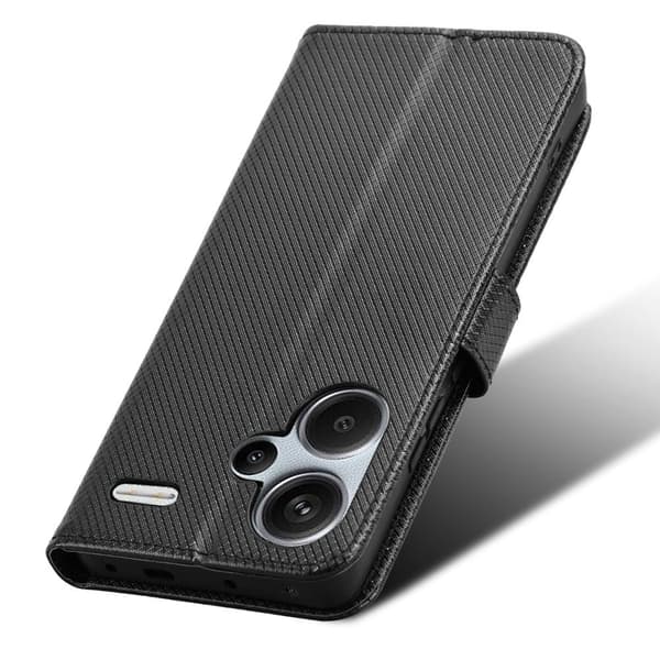 Xiaomi Redmi Note 13 Pro+ - lompakkokotelon suojakuorelle Black