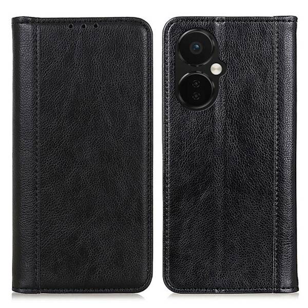 Til OnePlus Nord CE 3 telefontegnebogsdæksel Black