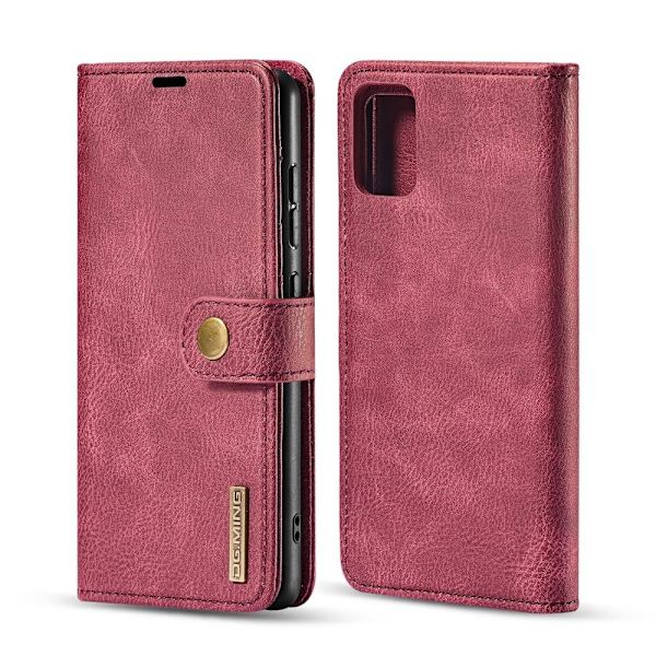 DG.MING Samsung Galaxy A71 Split Lommebok-deksel I Lær - Rød Red