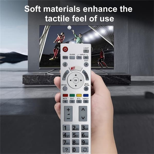 Fjärrkontroll Ersättning för N2QAYB001012 För Panasonic TV Silver