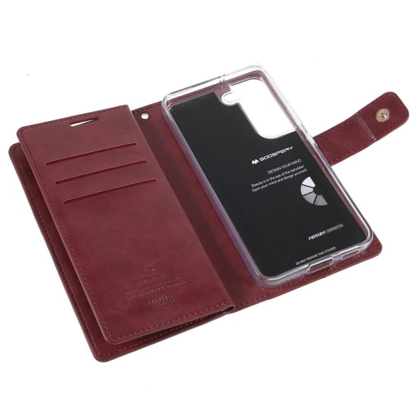 Samsung Galaxy S22 MERCURY GOOSPERY Mansoor Wallet Case WineRed Wine red