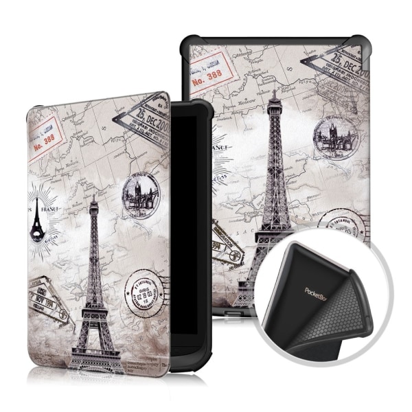 Kotelo PocketBook lukutabletille - Useita eri malleja - Eiffel-t White