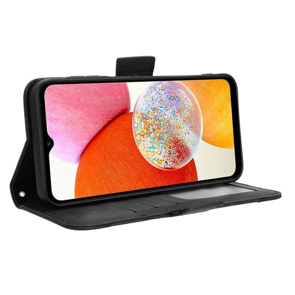 Tegnebogstelefontaske til Samsung Galaxy A15 Black