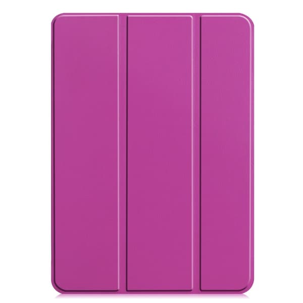 Til iPad Pro 11 (2024) Etui Tre - fold Stativ Tablet Cover - Lilla Purple