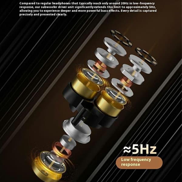 KZ Vader Pro Advanced Dynamic In-Ear-hodetelefoner Balansert lyd med mikrofon Black