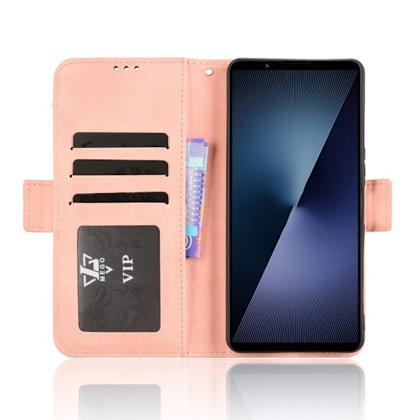 Wallet case Case Cover for Sony Xperia 1 VII Pink
