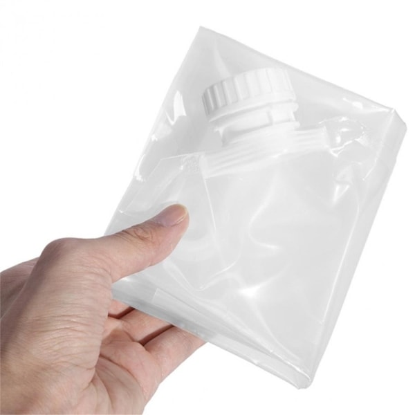hopfällbar vattenbehållare Nöd Överlevnad Vattenförvaring - 10L Transparent