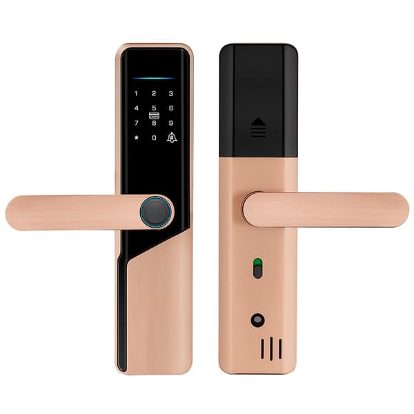 Smart dørlås Elektronisk lås A1 Tuya WiFi fingeravtrykk dynamisk passord NFC Bronze