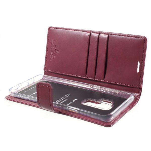 MERCURY GOOSPERY Blue Moon Case Samsung Galaxy S9 Plus SM-G965 - Wine Red