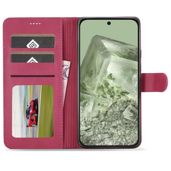 LC.IMEEKE Lommebokveske for Google Pixel 8a Pink