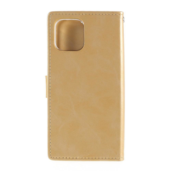 MERCURY GOOSPERY Blue Moon Wallet Case iPhone 12 Mini Gold Gold