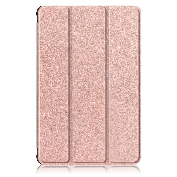 Trifoldet stativ Smart Taske til Samsung Galaxy Tab S7 FE/Tab S7 Plus/Tab S8+ Pink gold
