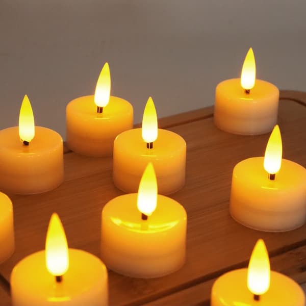 12 st LED - ljusbatteri Elektroniskt ljus - Gult ljus Gul