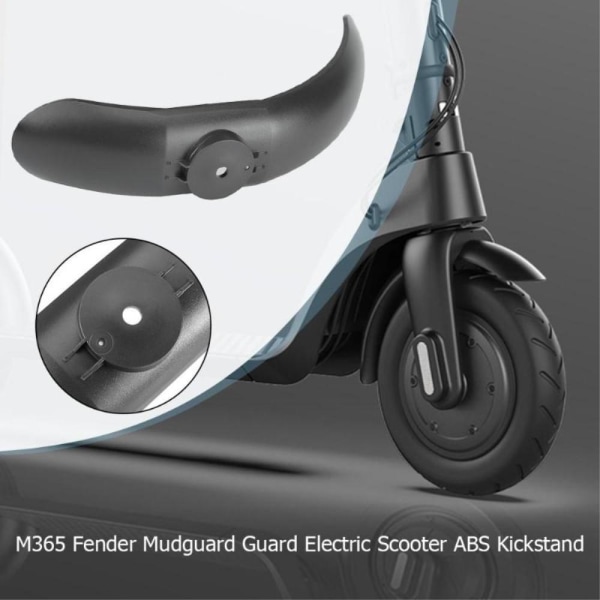Front Mudguard Fender Guard til Xiaomi Mijia M365 elektrisk scooter - sort Black