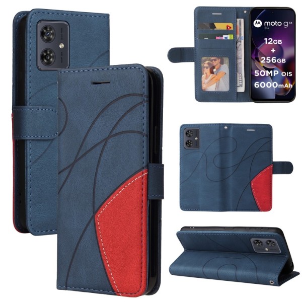 For Motorola Moto G54 KT Series-1 To-fargets Blue