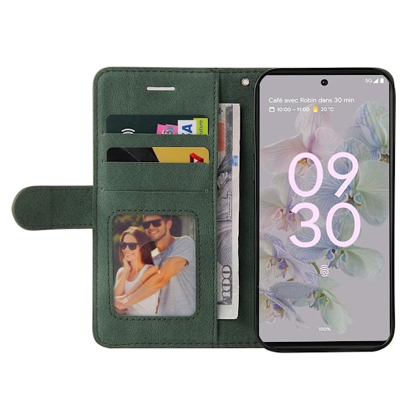 Til Google Pixel 6a 5G KT-serie-1 dobbeltfarve - Grøn Green