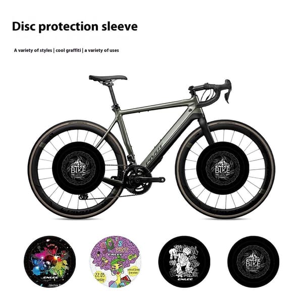 ENLEE Terrengsykkel Disc Brake Shield Anti Overspray Bicycle Brake Shield - Skateboard Multicolor