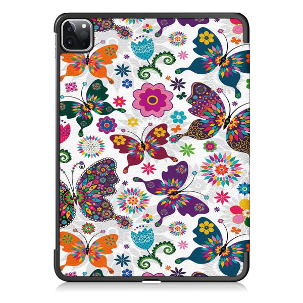 iPad Pro 11" 2021/2020/2018 Trippeldeksel med smal passform - Butterfly Multicolor