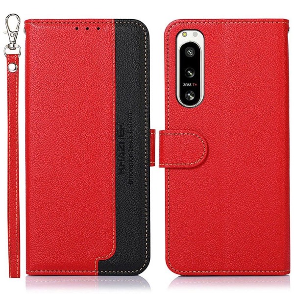 KHAZNEH Telefoncover til Sony Xperia 5 IV - Rød-Sort Red