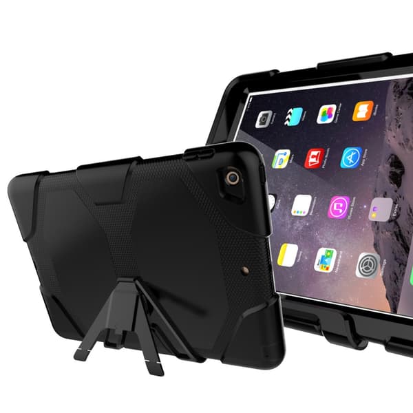 iPad 9.7 (2018) /iPad 9.7 (2017) Heavy Duty Armour Cover - Sort Black