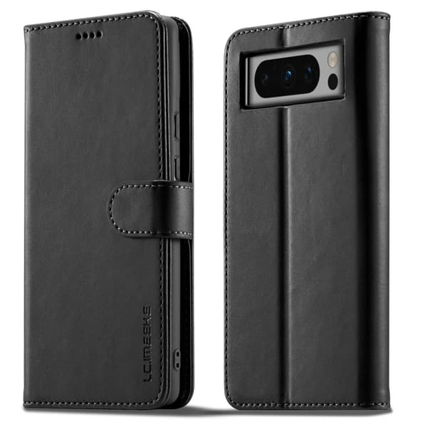 LC.IMEEKE Wallet Case till Pixel 8 Pro - Svart Svart