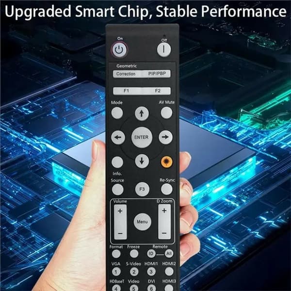 Fjernkontroll Erstatning EH515T for Optoma-projektor Black