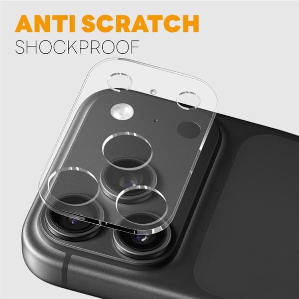 NORTHJO 2 stk Kameralinsebeskytter til iPhone 18 Pro Max Transparent