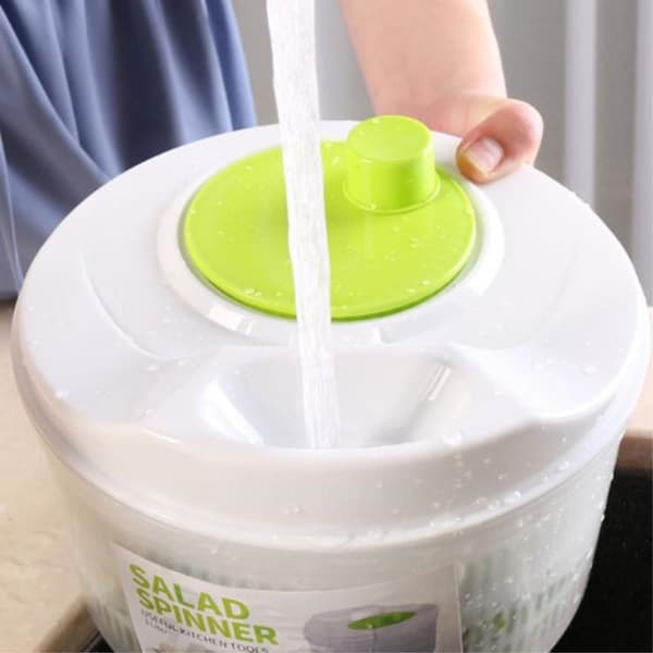 Salladsspinnare Sallad Spinner Grönsakstork Roterande Veggie Grön