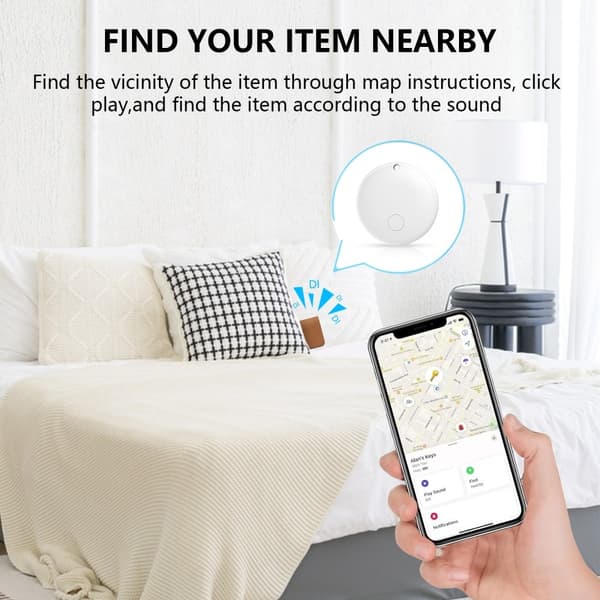 Ring Bell Sykkel inkl. Anti-tapt Tracker Global Finder Smart Locator iPhone Black one size